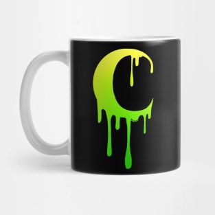 Dripping Moon (Acid Green Gradient) Mug